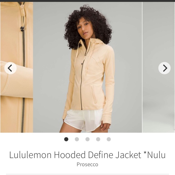 Lululemon Hooded Define Jacket *Nulu Prosecco Sz 6 - Picture 5 of 10